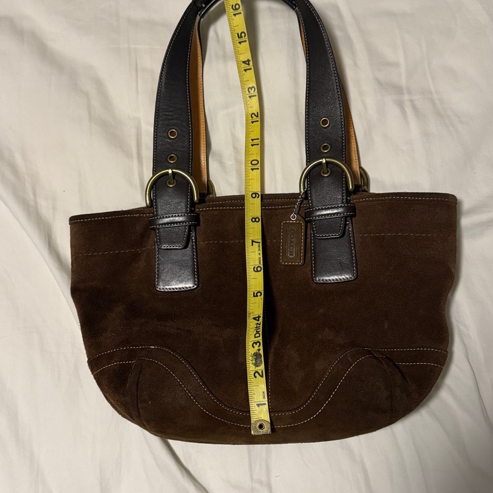 2000s Coach Soho Suede Shoulder Bag - Picture 10 of 10